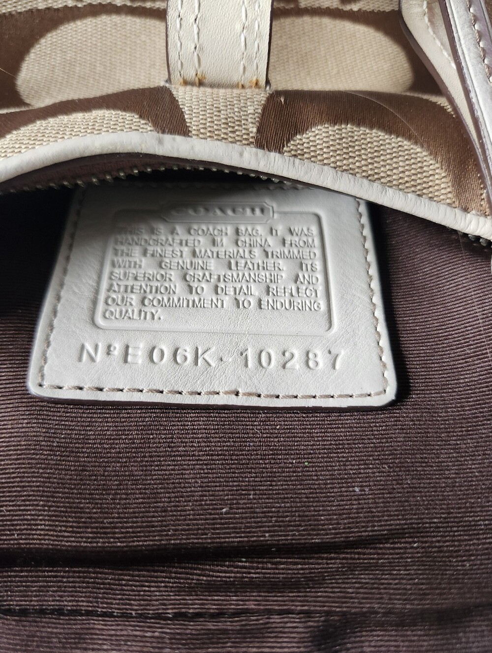 Vintage Coach Signature Python Mini Hobo Bag - Picture 14 of 15